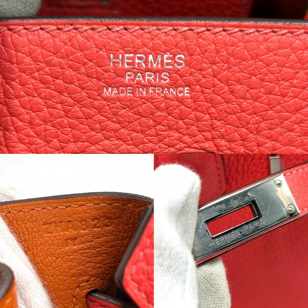 【開店SALE】 HERMES エルメス ハンドバッグ バーキン30 内縫い 鞄 かばん Z刻印 レザー ピンク系 シルバー金具 レディース 2021年【中古品】