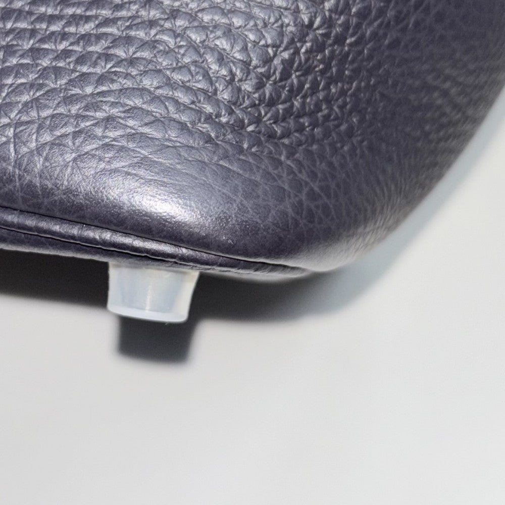 HERMES エルメス ハンドバッグ ピコタンロックPM B刻印 トリヨンクレマンス ネイビーブラック系 ゴールド金具 レディース 2023年【中古品】
