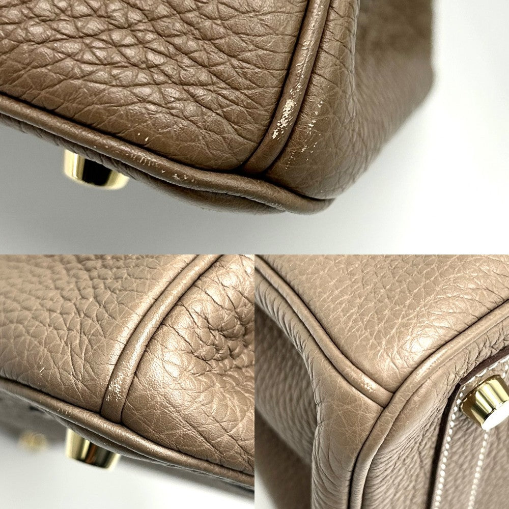 【開店SALE】 HERMES エルメス ハンドバッグ バーキン30 内縫い ブラウン □N刻印 トゴ エトゥープ ゴールド金具 レディース 2010年【中古品】