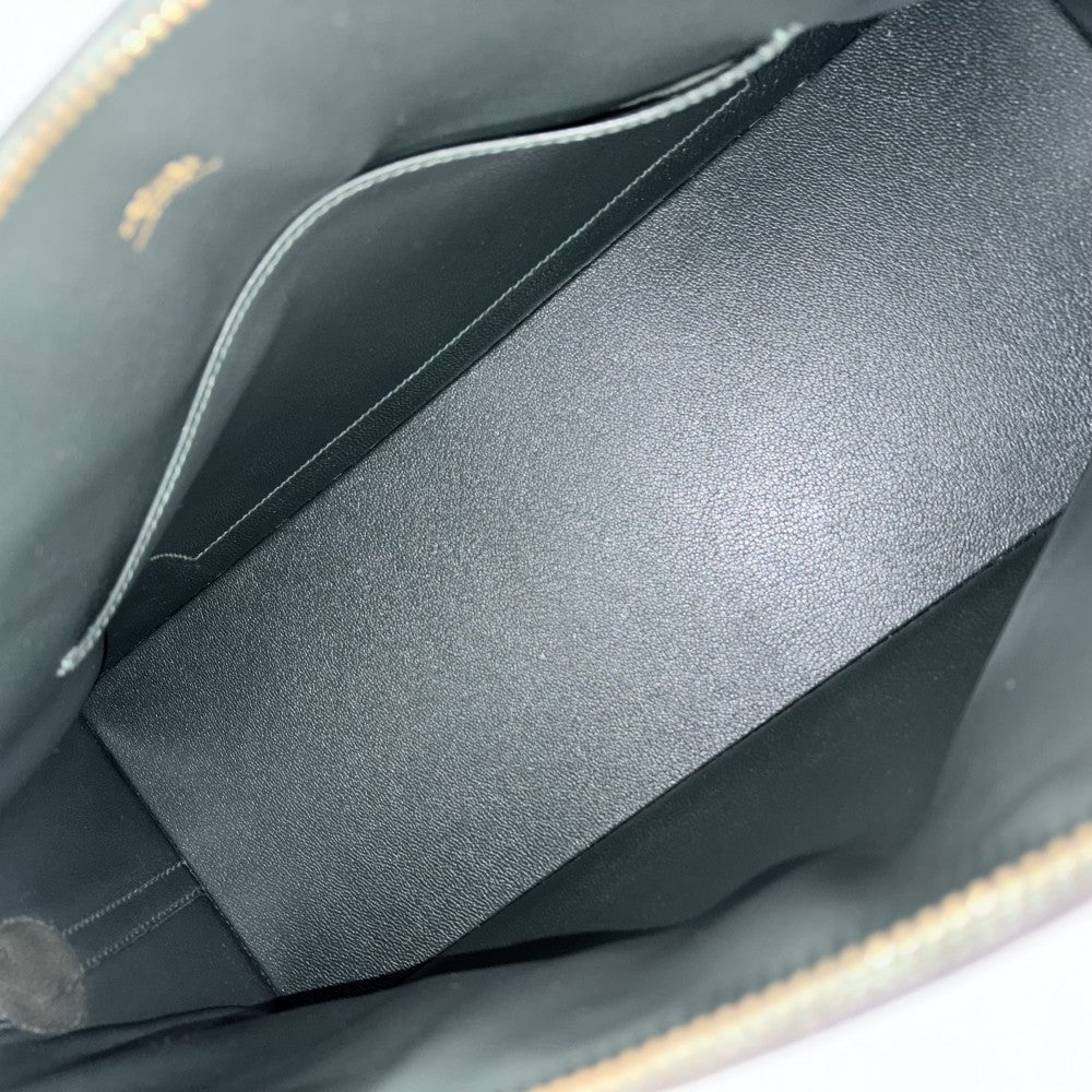 HERMES エルメス 2WAY マクファーソン ハンドバッグ ショルダーバッグ ○U刻印 レザー グリーン 緑 ゴールド金具 レディース 1991年【中古品】