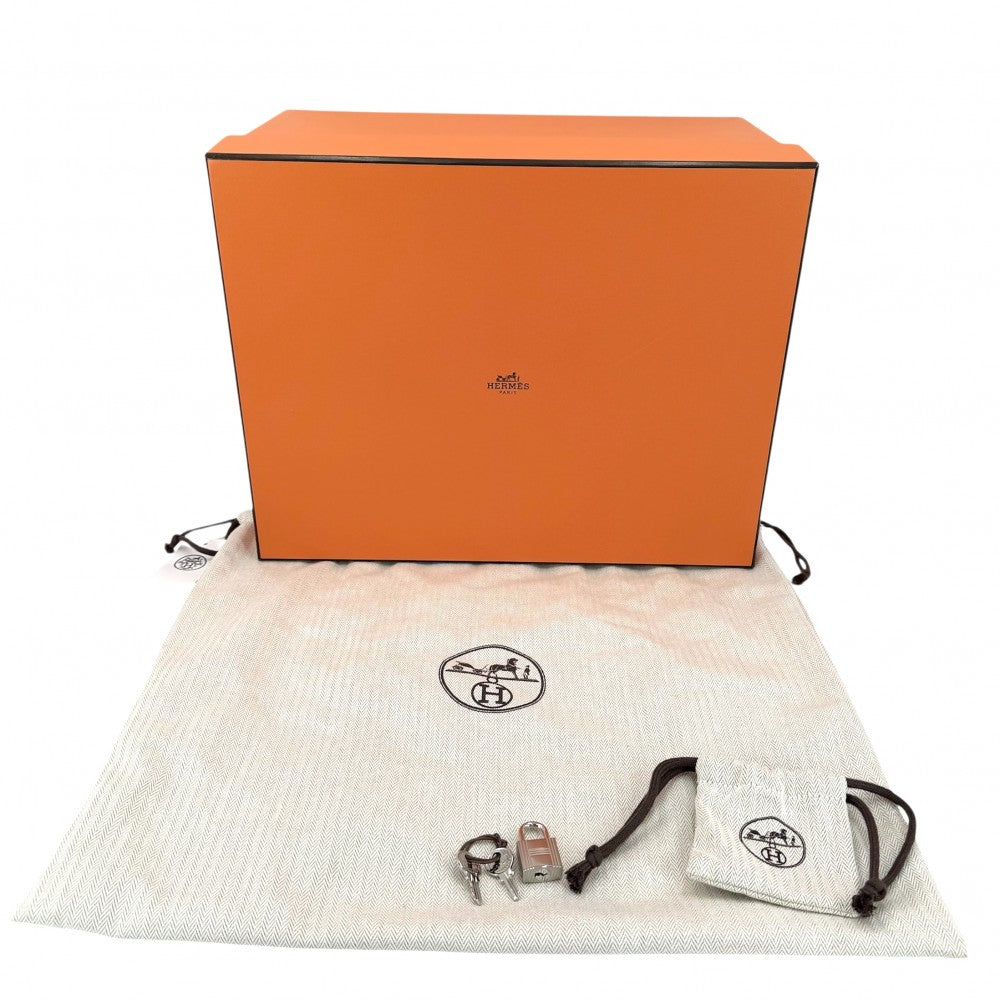 HERMES エルメス ハンドバッグ ピコタンロックMM 鞄 かばん W刻印 トリヨン ブルー系 シルバー金具 レディース 2024年【中古品】