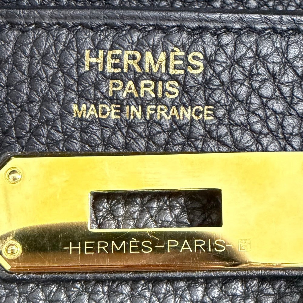HERMES エルメス 2WAY ケリー32 ハンドバッグ ショルダーバッグ 内縫い C刻印 レザー ブラック 黒 ゴールド金具 レディース 2018年【中古品】