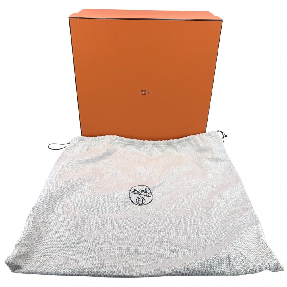 HERMES エルメス ハンドバッグ ガーデンパーティPM トートバッグ Y レザー ブラック 黒 シルバー金具 レディース 2020年【中古品】