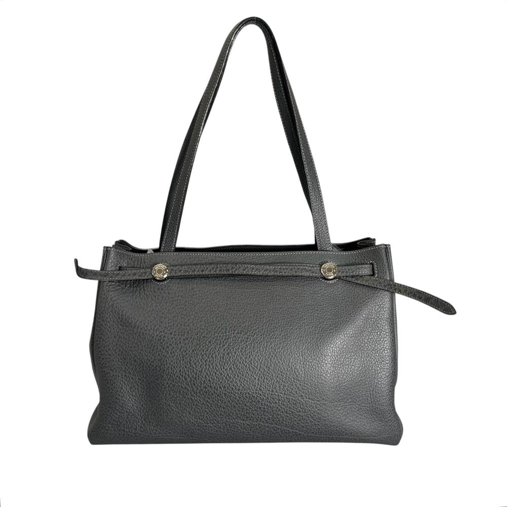 HERMES エルメス ハンドバッグ カバナ トートバッグ □F刻印 トリヨン グレー シルバー金具 レディース 2002年【中古品】