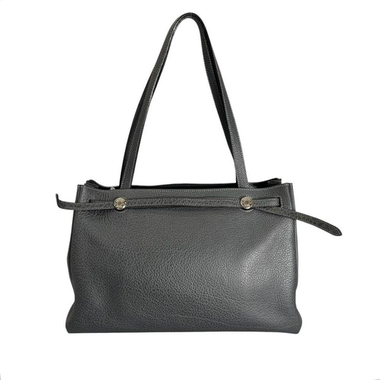HERMES エルメス ハンドバッグ カバナ トートバッグ □F刻印 トリヨン グレー シルバー金具 レディース 2002年【中古品】