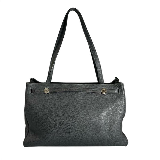 HERMES エルメス ハンドバッグ カバナ トートバッグ □F刻印 トリヨン グレー シルバー金具 レディース 2002年【中古品】