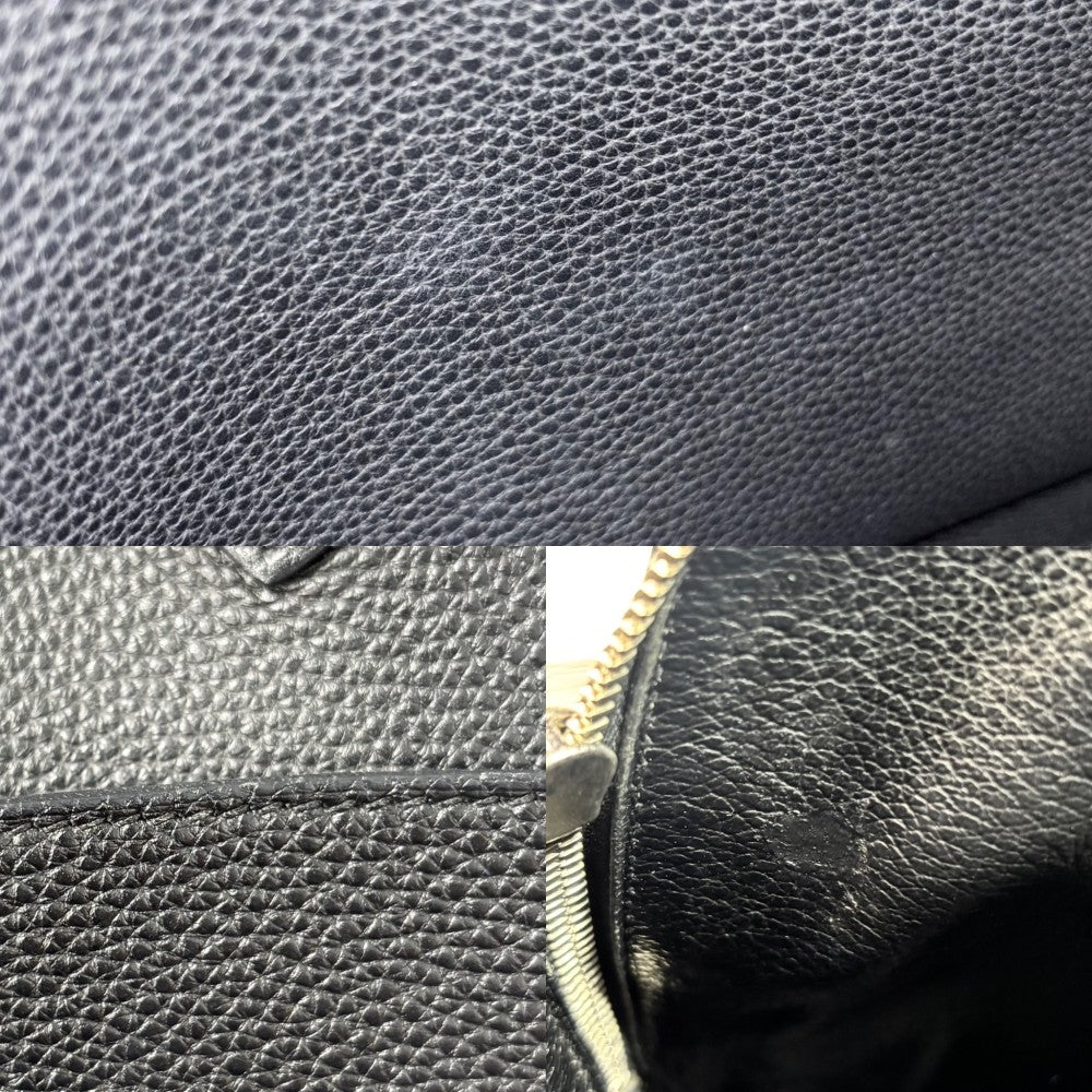 HERMES エルメス ハンドバッグ ボリード31 □J刻印 レザー ブラック 黒 シルバー金具 レディース 2006年【中古品】