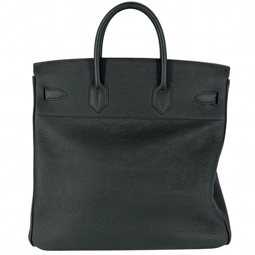 HERMES エルメス ハンドバッグ オータクロア40 2022年 鞄 かばん U刻印 トリヨン ダークグリーン シルバー金具 メンズ 2022年【中古品】
