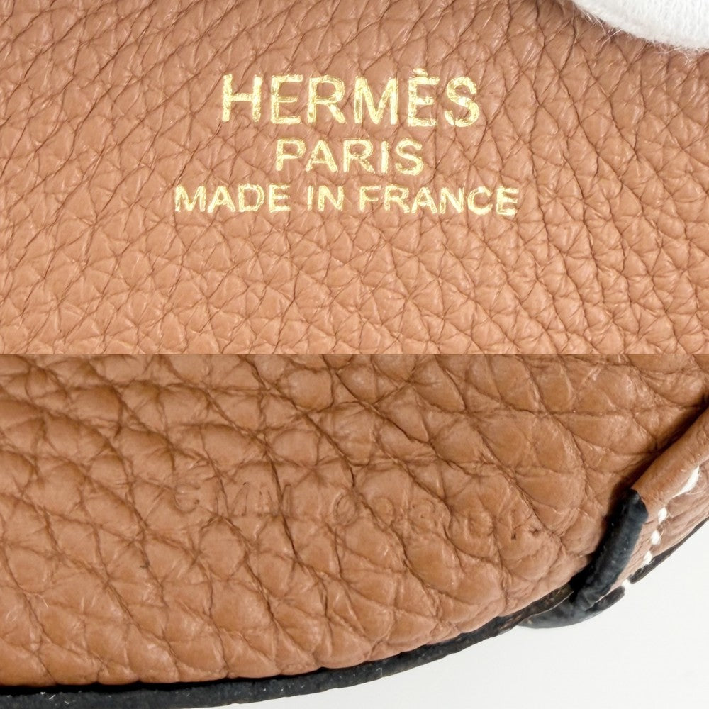 【開店SALE】 HERMES エルメス トートバッグ ドゥブルセンス45 リバーシブル ハンドバッグ Double Sens C刻印 トリヨンクレマンス ネイビー 紺 ブラウン 茶 レディース 2018年【中古品】