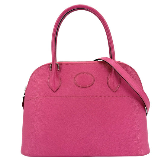 HERMES エルメス 2WAY ボリード27 ハンドバッグ ショルダーバッグ □K刻印 レザー ピンク系 シルバー金具 レディース 2007年【中古品】