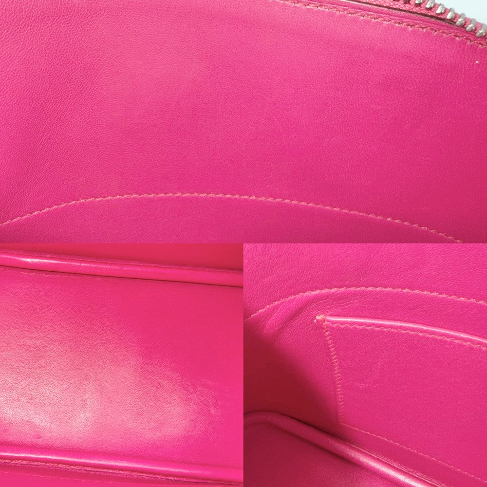 HERMES エルメス 2WAY ボリード27 ハンドバッグ ショルダーバッグ □K刻印 レザー ピンク系 シルバー金具 レディース 2007年【中古品】