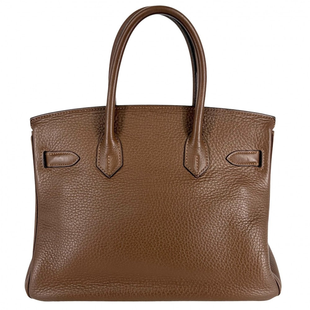 HERMES エルメス ハンドバッグ バーキン30 内縫い □O刻印 レザー ブラウン系 ゴールド金具 レディース 2011年【中古品】