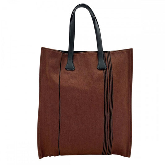 【開店SALE】 HERMES エルメス トートバッグ ポタモスカバスGM カジュアル 通勤バッグ 通学バッグ レザー ブラウン 茶 ブラック 黒 ユニセックス【中古品】