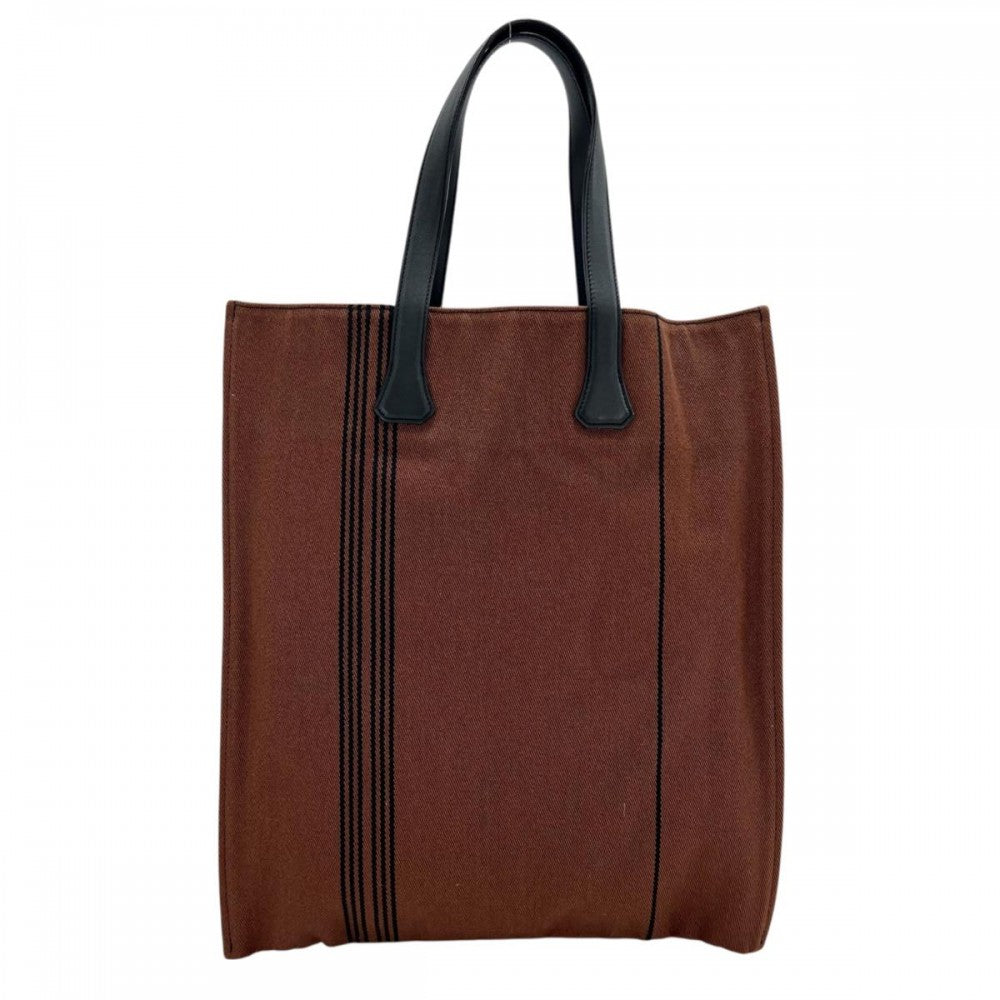 【開店SALE】 HERMES エルメス トートバッグ ポタモスカバスGM カジュアル 通勤バッグ 通学バッグ レザー ブラウン 茶 ブラック 黒 ユニセックス【中古品】