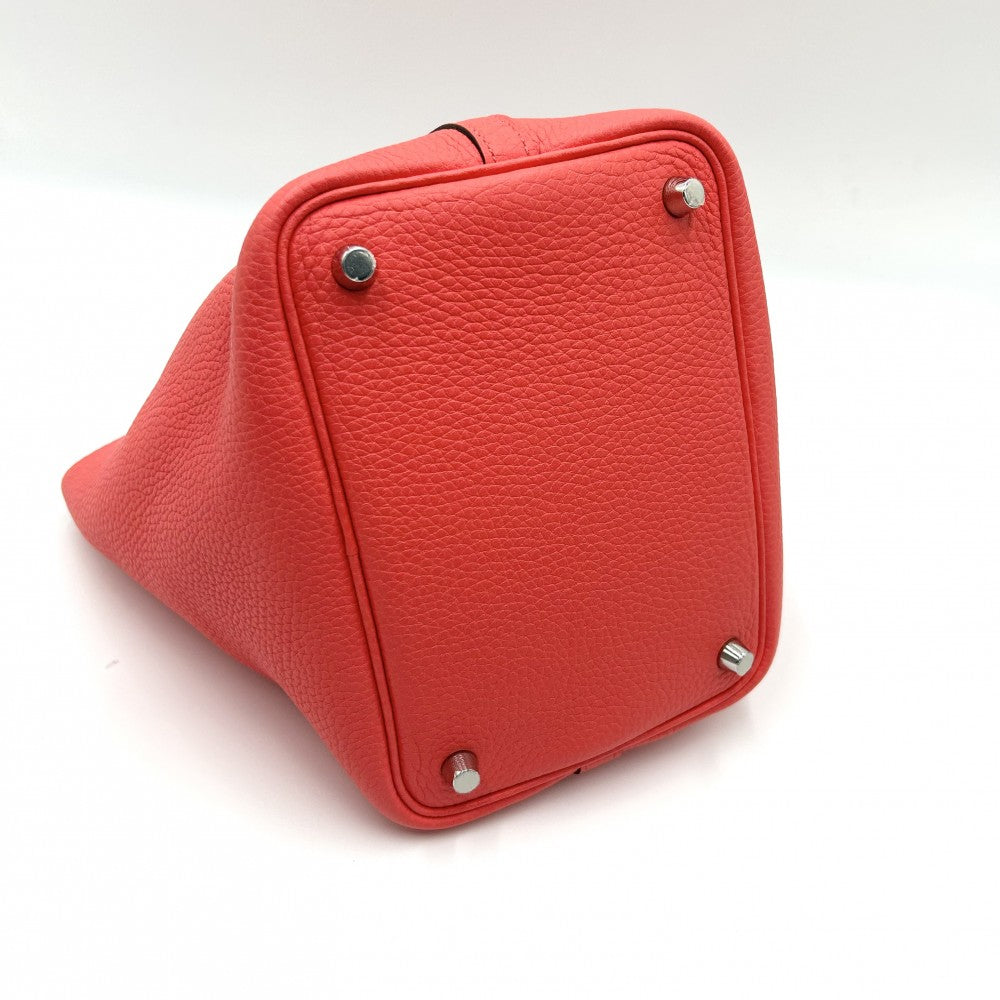 【開店SALE】 HERMES エルメス ハンドバッグ ピコタンロックPM 鞄 かばん Y刻印 トリヨン レッド系 シルバー金具 レディース 2020年【中古品】