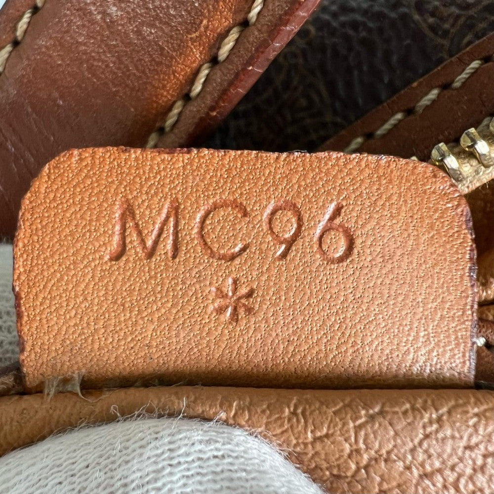 CELINE セリーヌ ショルダーバッグ ﾏｶﾀﾞﾑ レザー ブラウン 茶 ゴールド金具 レディース【中古品】