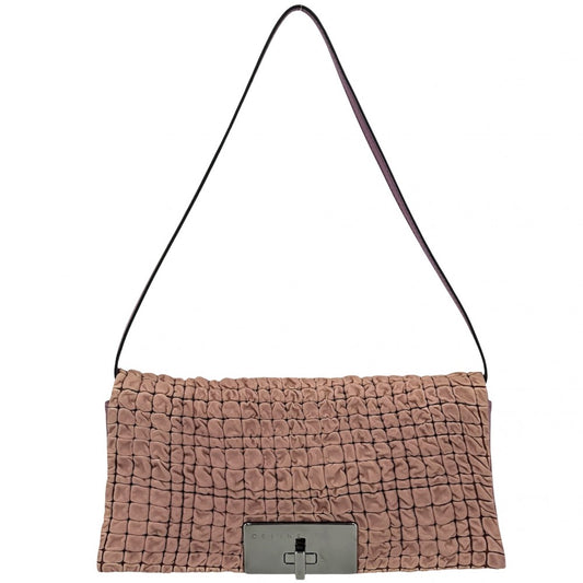 CELINE セリーヌ ハンドバッグ ワンハンドバッグ レザー ピンク シルバー金具 レディース【中古品】