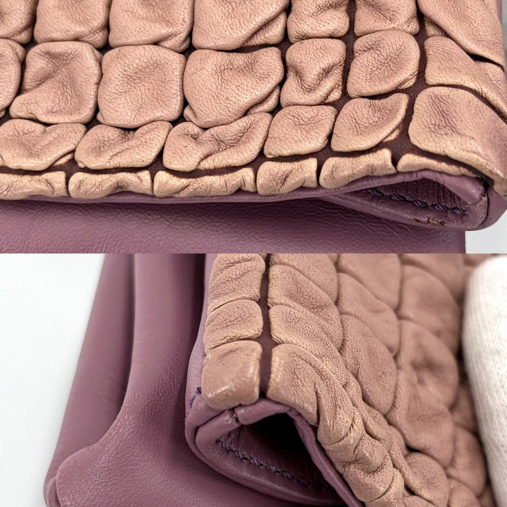 CELINE セリーヌ ハンドバッグ ワンハンドバッグ レザー ピンク シルバー金具 レディース【中古品】