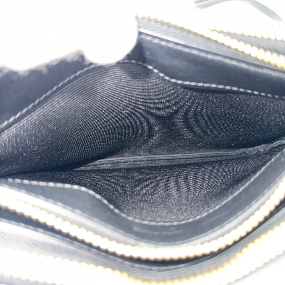 CELINE セリーヌ ショルダーバッグ トリオ ミニバッグ レザー ブラック 黒 ゴールド金具 レディース【中古品】