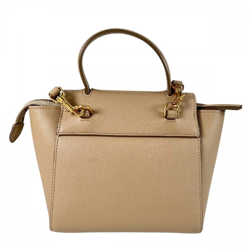 CELINE セリーヌ ショルダーバッグ ベルトバッグ ナノ 189003ZVA レザー ベージュ ゴールド金具 レディース【中古品】