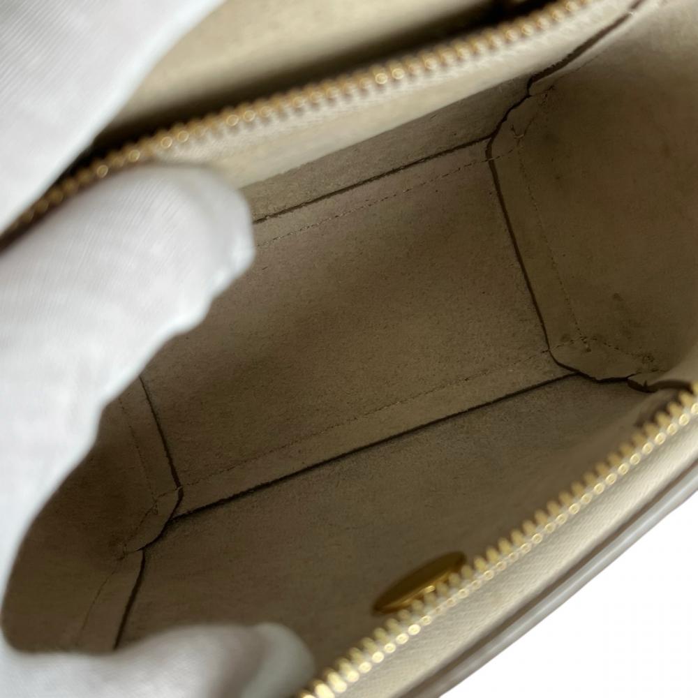 CELINE セリーヌ ショルダーバッグ ベルトバッグ ナノ 189003ZVA レザー ベージュ ゴールド金具 レディース【中古品】