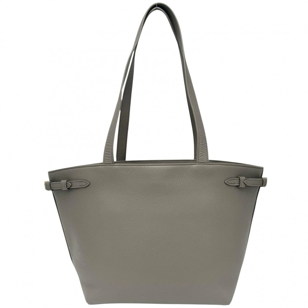 CELINE セリーヌ トートバッグ キュイルトリオンフ スモールカバアナイス ハンドバッグ レザー グレージュ ゴールド金具 レディース【中古品】