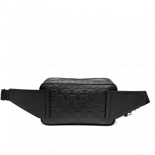 【開店SALE】 CELINE セリーヌ ボディバッグ トリオンフ ベルトバッグ ウエストバッグ 116163FS4.38SI レザー ブラック 黒 シルバー金具 メンズ【中古品】