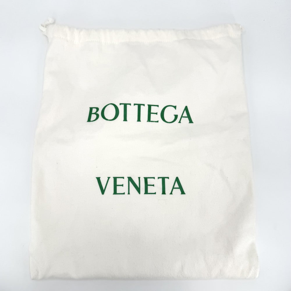 BOTTEGAVENETA ボッテガヴェネタ ショルダーバッグ マキシイントレチャート カセット レザー ブラウン 茶 ボルドー系 ゴールド金具 レディース【中古品】