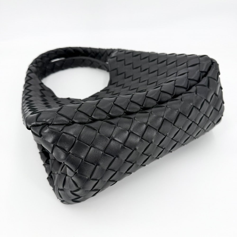 BOTTEGAVENETA ボッテガヴェネタ トートバッグ イントレチャート スモール　カンパーナ ハンドバッグ レザー ブラック 黒 レディース【中古品】