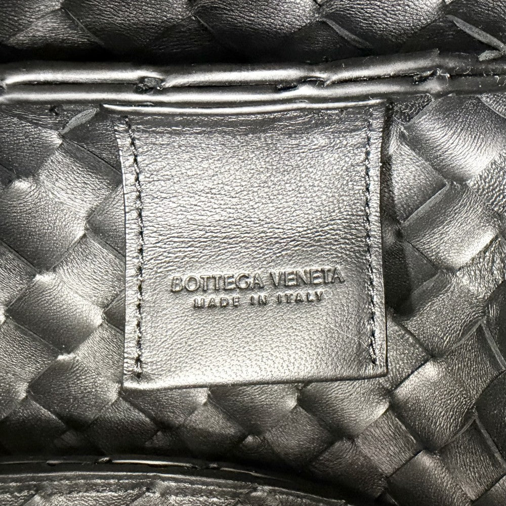 BOTTEGAVENETA ボッテガヴェネタ トートバッグ イントレチャート スモール　カンパーナ ハンドバッグ レザー ブラック 黒 レディース【中古品】