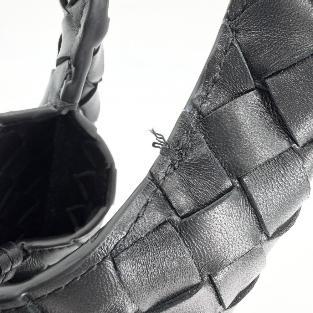 BOTTEGAVENETA ボッテガヴェネタ トートバッグ イントレチャート スモール　カンパーナ ハンドバッグ レザー ブラック 黒 レディース【中古品】