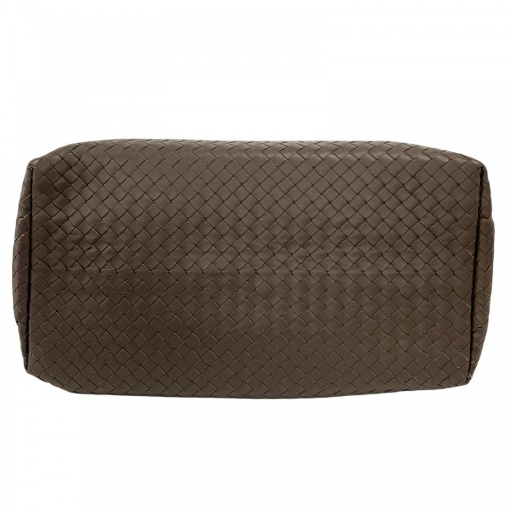 BOTTEGAVENETA ボッテガヴェネタ ハンドバッグ ローマ 171265 レザー グレー その他金具 レディース【中古品】