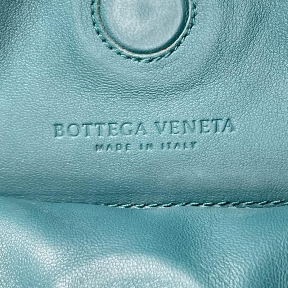 BOTTEGAVENETA ボッテガヴェネタ ショルダーバッグ トートバッグ イントレチャート チェーンショルダー ラムスキン メタル レザー カナール ブラック金具 レディース【中古品】