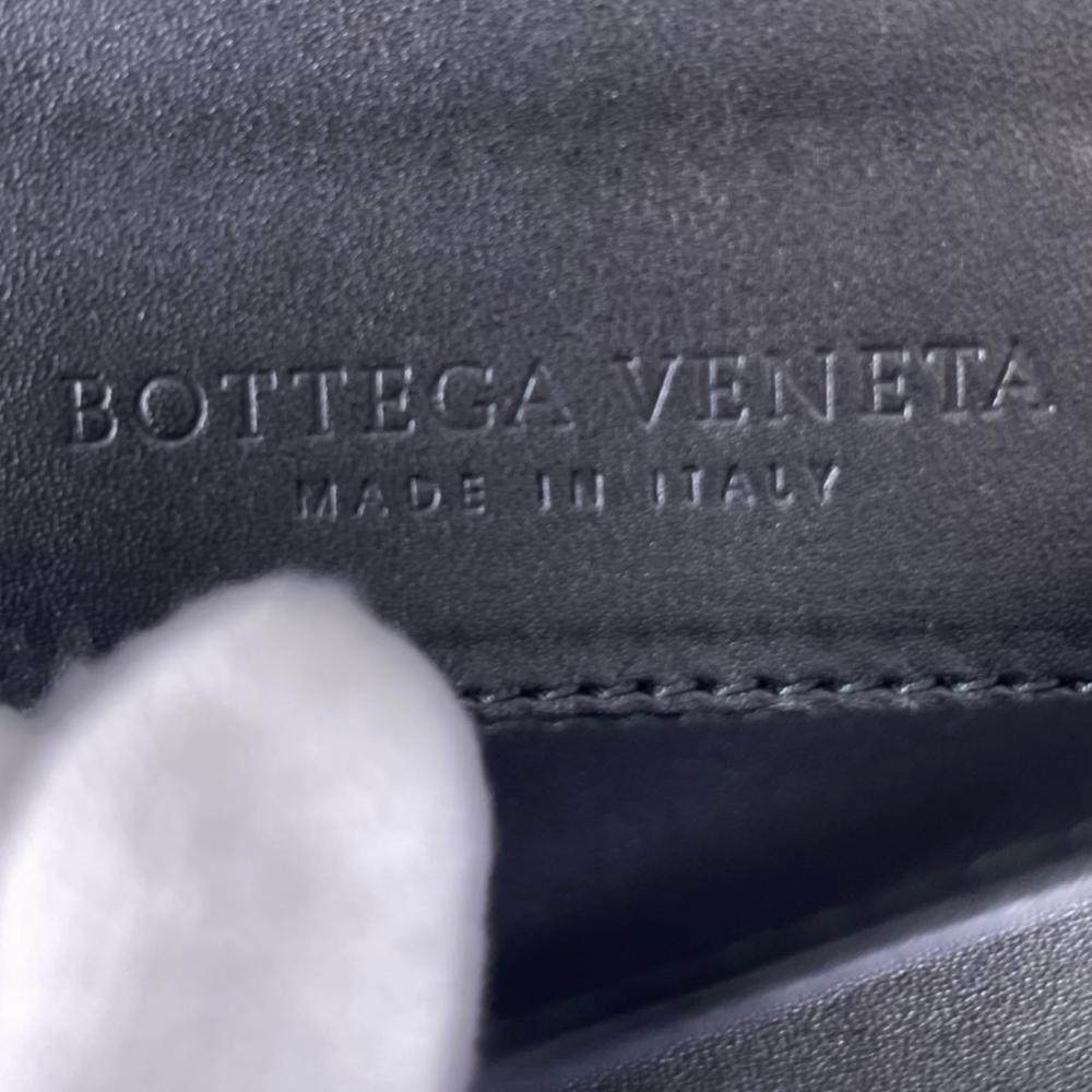 BOTTEGAVENETA ボッテガヴェネタ クラッチバッグ イントレチャート ハンドバッグ 391670 カーフ レザー ブラック 黒 ブラック金具 メンズ【中古品】