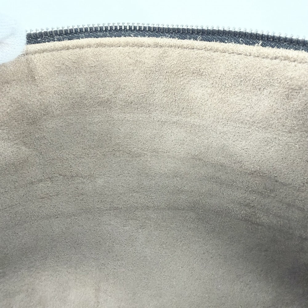 BOTTEGAVENETA ボッテガヴェネタ ショルダーバッグ イントレチャート チェーンショルダー レザー ブラック 黒 アンティークゴールド金具 レディース【中古品】
