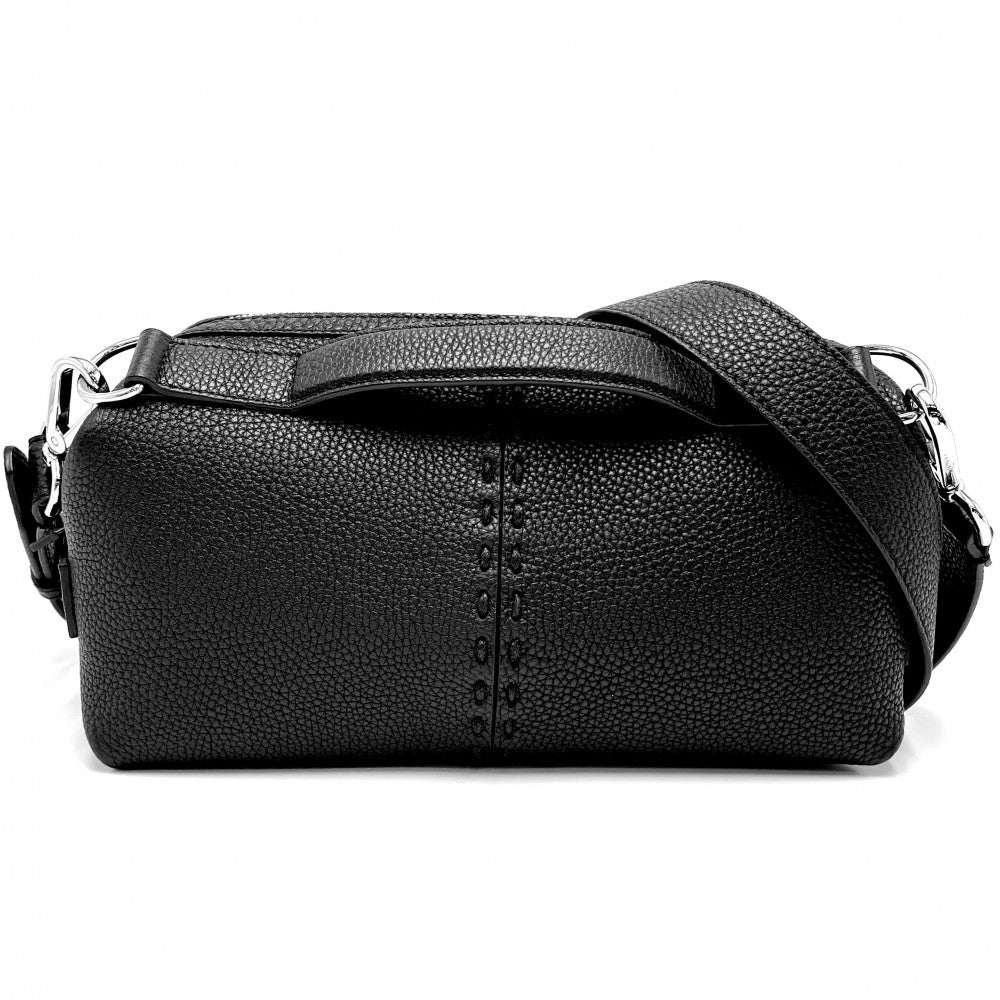 【開店SALE】 FENDI フェンディ 2WAY セレリア シエスタスモール ハンドバッグ ショルダーバッグ かばん 鞄 7VA639 レザー ブラック 黒 シルバー金具 レディース【中古品】