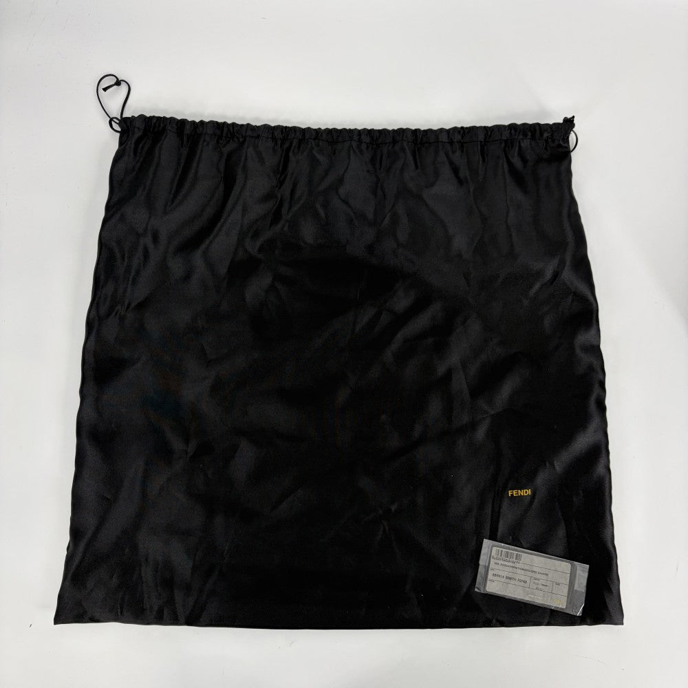 【開店SALE】 FENDI フェンディ ハンドバッグ ミア ズッカ マンマバケット Mamma Bucket 8BR614 キャンバス レザー ブラウン 茶 ゴールド金具 レディース【中古品】