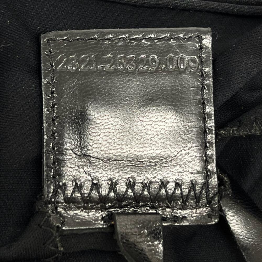 FENDI フェンディ ハンドバッグ 26329 ジャージー ブラック 黒 シルバー金具 レディース【中古品】