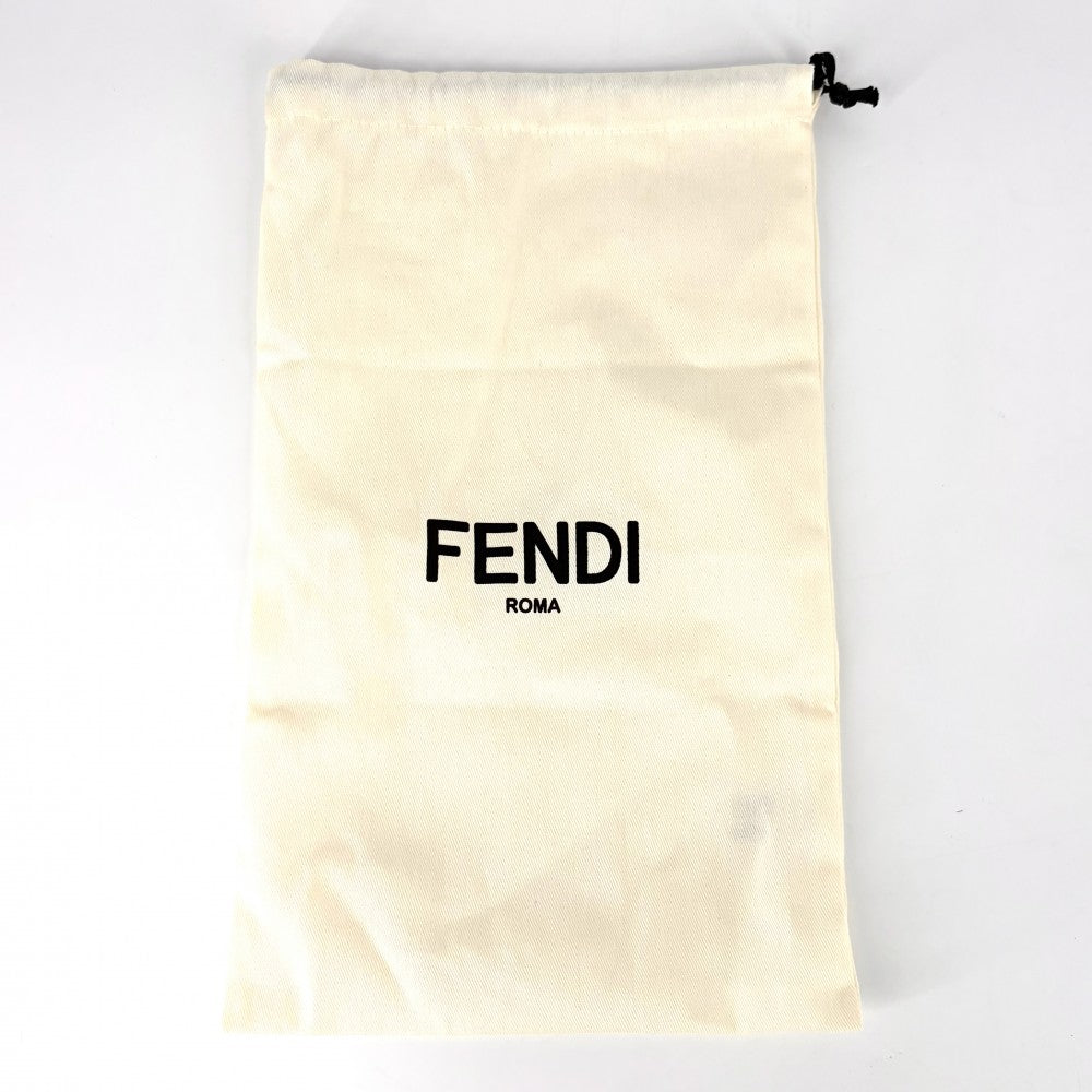 FENDI フェンディ ショルダーバッグ ナノ ファースト チャーム チェーンショルダー ミニバッグ 7AS051 レザー ブラック 黒 ゴールド金具 レディース【中古品】
