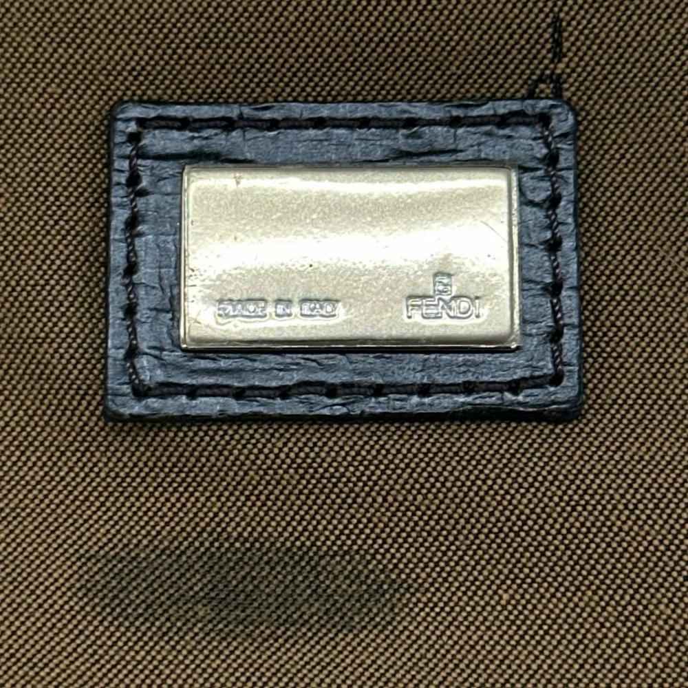 FENDI フェンディ ショルダーバッグ ズッカ ワンショルダー 8BR494 カーフ ジャガードキャンバス ブラウン 茶 ゴールド金具 レディース【中古品】