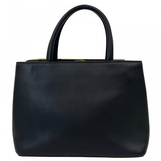 FENDI フェンディ ハンドバッグ トゥールージュ 8BH253 レザー ブラック 黒 ゴールド金具 レディース【中古品】