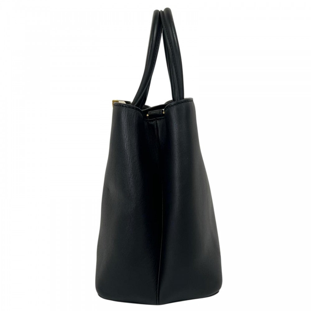 FENDI フェンディ ハンドバッグ トゥールージュ 8BH253 レザー ブラック 黒 ゴールド金具 レディース【中古品】