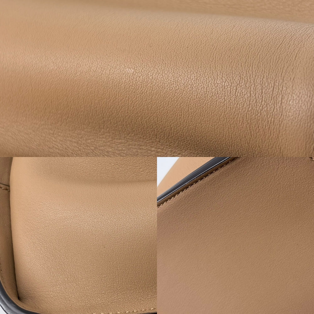 FENDI フェンディ 2WAY ミニピーカブー ハンドバッグ ショルダーバッグ Peekaboo 小さめ かばん 鞄 スカーフ付き 8BN244 レザー ブラウン 茶 ゴールド金具 レディース【中古品】