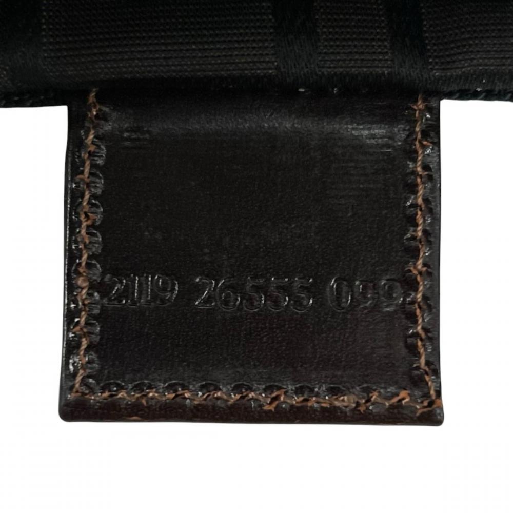 FENDI フェンディ トートバッグ ズッカ モノグラム柄 26555 ナイロン ブラウン 茶 レディース【中古品】