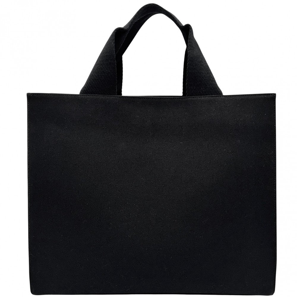 【開店SALE】 VERSACE ヴェルサーチ 2WAY FENDACE フェンダーチェ フェンディコラボ ハンドバッグ トートバッグ メデューサ 8BH395 キャンバス ブラック 黒 ゴールド ゴールド金具 レディース【中古品】