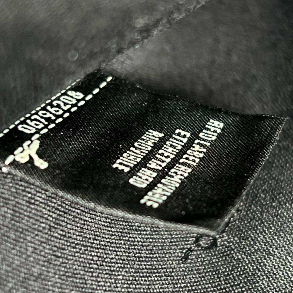 FENDI フェンディ クラッチバッグ ズッカ フラットスリム 7VA491 コーティングキャンバス レザー ブラック 黒 イエロー シルバー金具 メンズ【中古品】