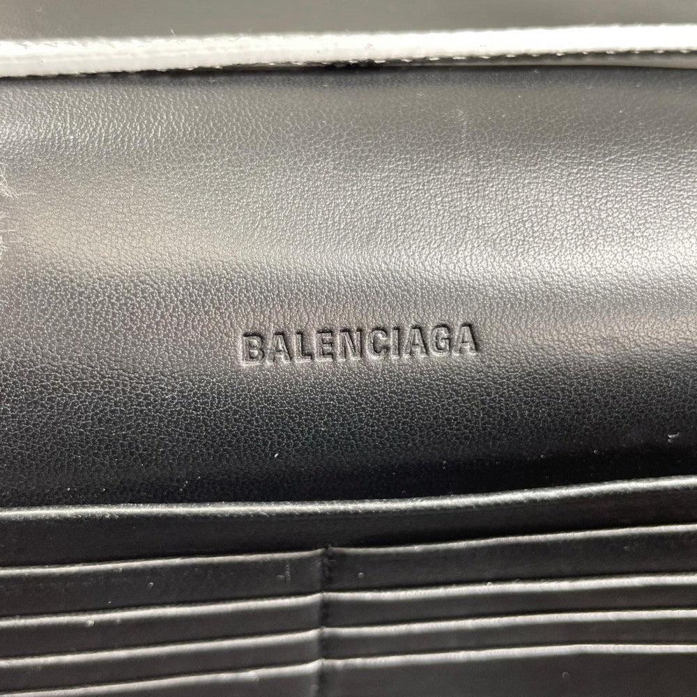 BALENCIAGA バレンシアガ ショルダーバッグ カー フラップバッグ グレインカーフレザー シルバー シルバー金具 メンズ【中古品】