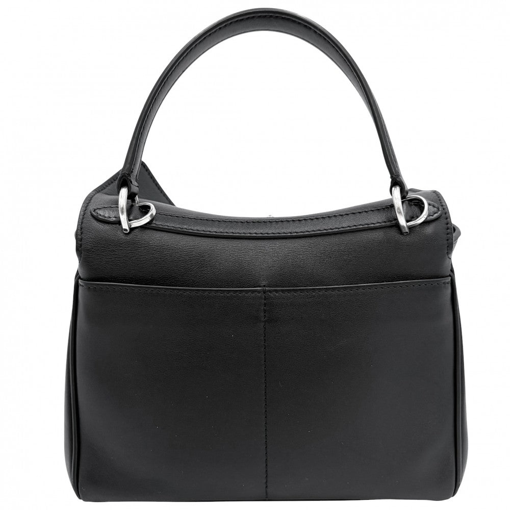 BALENCIAGA バレンシアガ 2WAY ロデオ ミニ ハンドバッグ ショルダーバッグ RODEO 795456 カーフ ブラック 黒 アンティークシルバー金具 レディース【中古品】