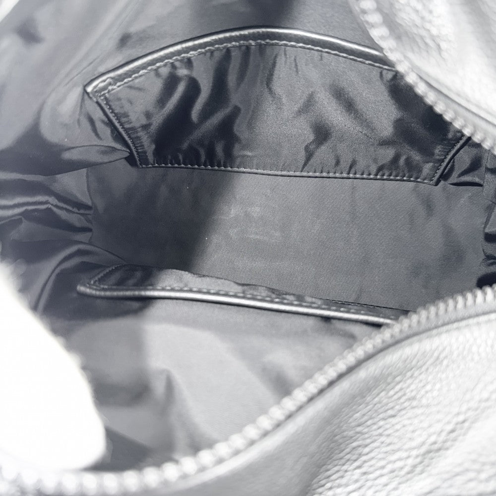BALENCIAGA バレンシアガ 2WAY カー ジップ スモール ハンドバッグ ショルダーバッグ トートバッグ 715048 レザー ブラック 黒 ブラック金具 レディース【中古品】