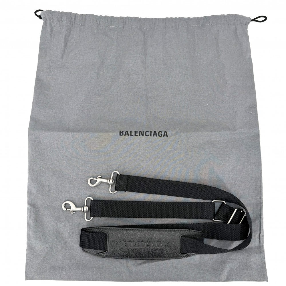 BALENCIAGA バレンシアガ 2WAY カー ジップ スモール ハンドバッグ ショルダーバッグ トートバッグ 715048 レザー ブラック 黒 ブラック金具 レディース【中古品】